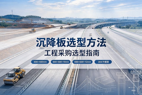 正蓝旗沉降板选择方法