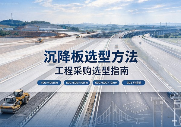 正蓝旗沉降板选择方法